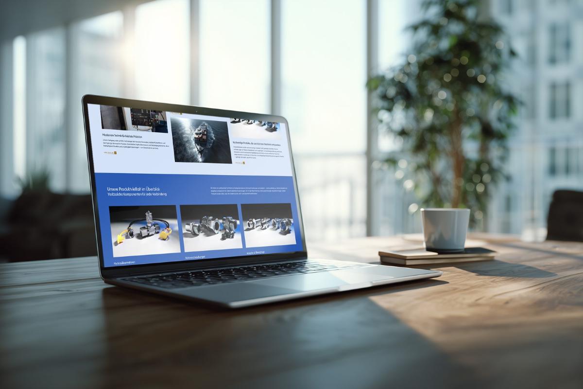 Die finale Website wurde hier basierend auf dem Designentwurf pixelgenau in Webflow umgesetzt.