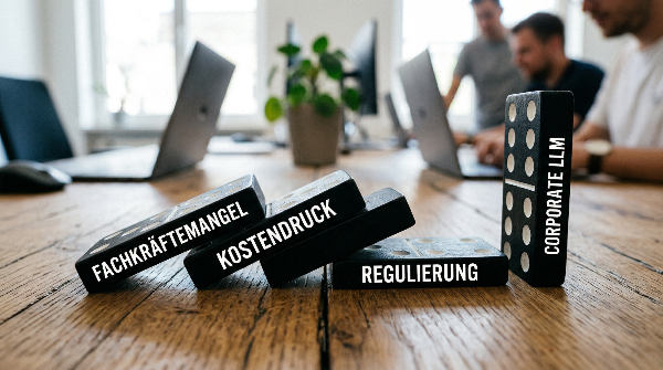 Ohne klare KI-Strategie können vielfältige Herausforderung für Unternehmen schon jetzt kaum noch wirtschaftlich gelöst werden.