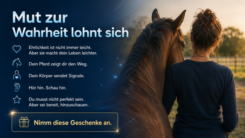 Nimm das Geschenk der Wahrheit an und es wird leichter werden!