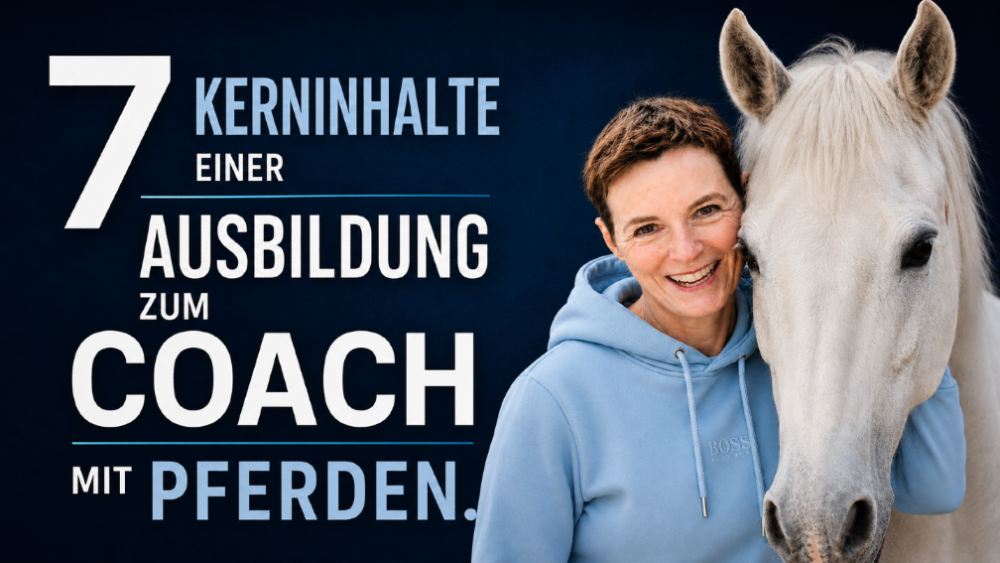 Die wichtigsten Kerninhalte einer pferdegestützten Ausbildung.