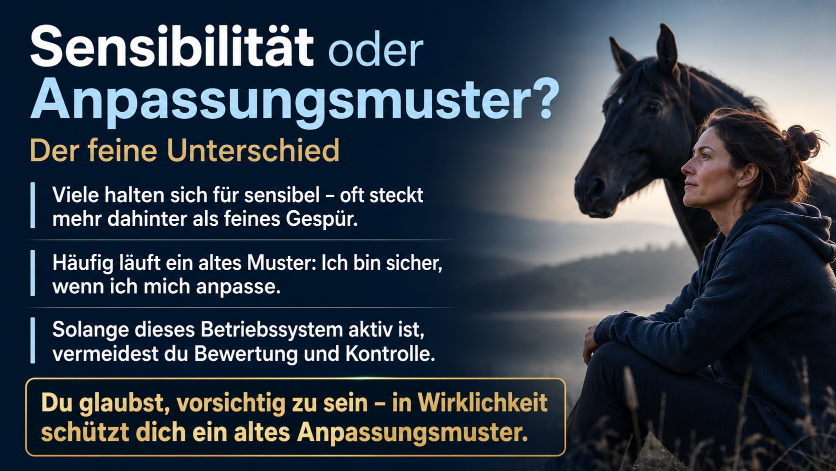 Du bist nicht zu sensibel! Sensibilität ist dir als Pferdegestützter MindMirror®-Coach extrem hilfreich!