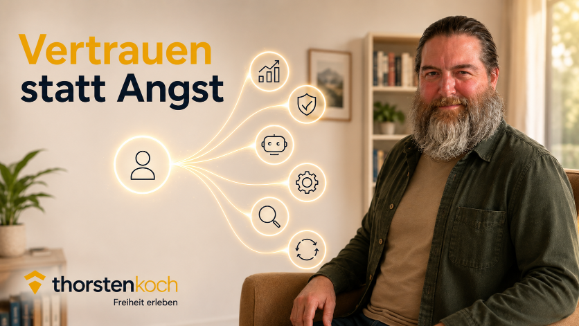 Thorsten Koch zeigt, dass Vertrauen statt Angst im Investieren wichtig ist.