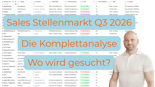 Welche Unternehmen suchen aktuell Vertiebler?