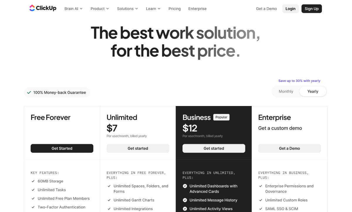 https://clickup.com/pricing (Stand: 15.04.2026)