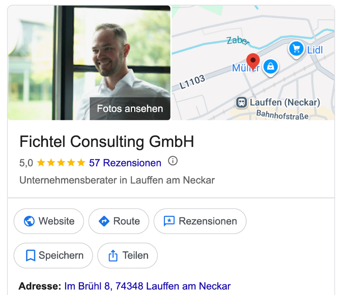 Fichtel Consulting GmbH – Google-Unternehmensprofil&nbsp;