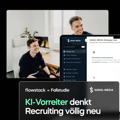 KI-Bewerbersystem: so skalierst du Recruiting auf Millionen-Niveau (Fallstudie SANOL MEDIA GmbH)