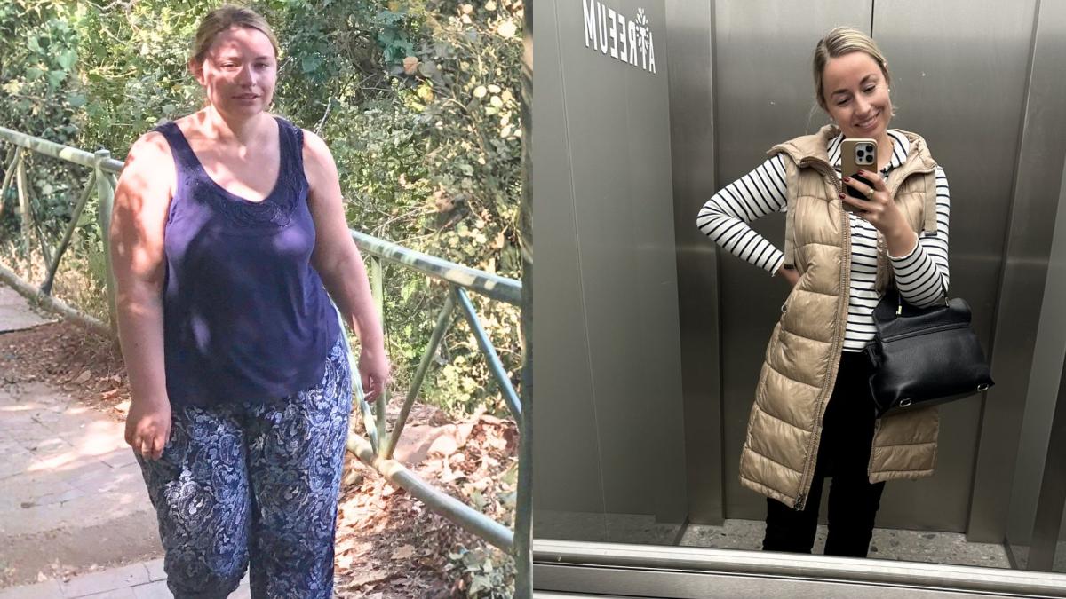 Vorher-nachher Bilder von Frauen, die ihre Schilddrüse geheilt haben.