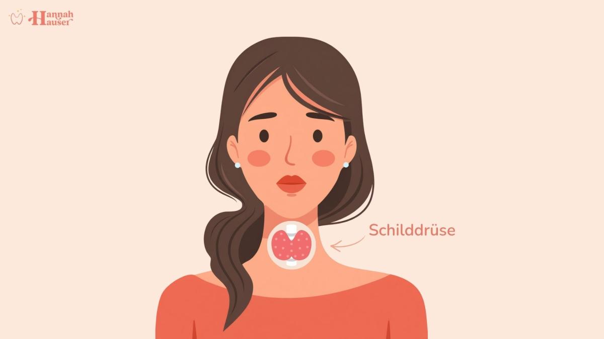 Die Schilddrüse sitzt gut geschützt im Hals unter dem Kehlkopf und steuert wichtige Hormonprozesse im Körper