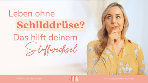 Hannah Hauser ist Schilddrüsenexpertin und hat schon viele Frauen nach der OP begleitet
