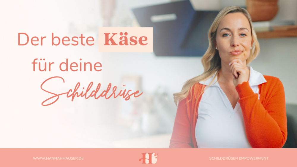 Eine Frau denkt über den besten Käse für die Schilddrüse nach.