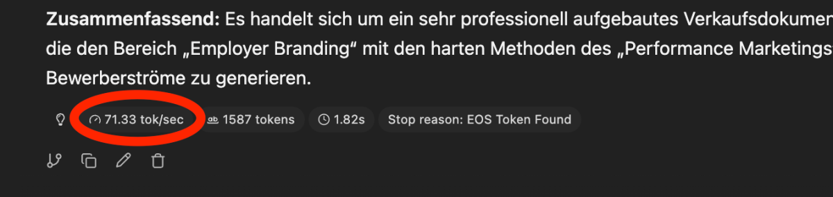 Gemma 4 läuft auch in großen Ausführungen problemlos auf einem aktuellen MacBook Pro.