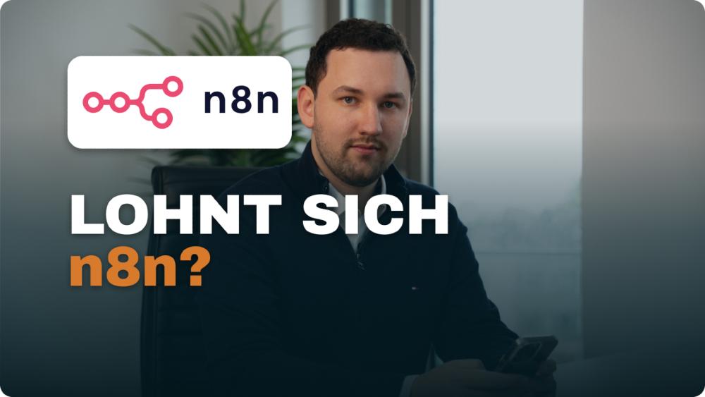 Frage, ob sich n8n für Handwerksbetriebe lohnt, mit Fokus auf Automatisierung.