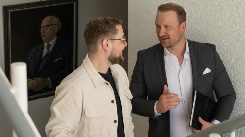 Julian Faller im der finalen Abstimmung vor einem Resilienz-Workshop mit einem Klienten
