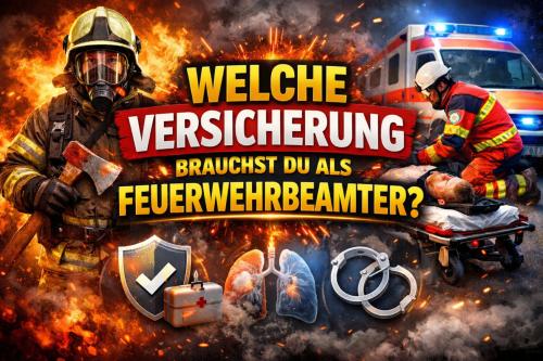 Welche Versicherung brauchst du als Feuerwehrbeamter?