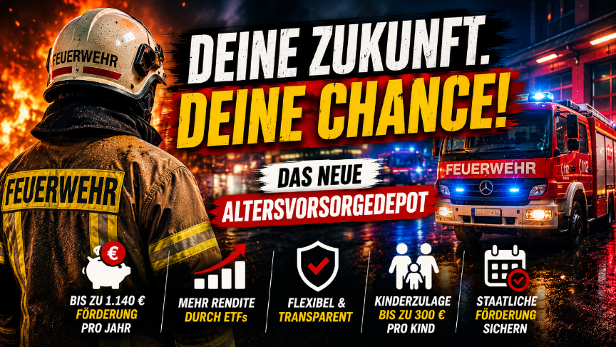 Altersvorsorge Depot für die Feuerwehr