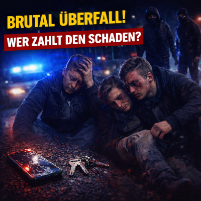Abend unter Freunden endet in Gewalt: 720 € fürs iPhone ersetzt – Schlüsselverlust abgedeckt
