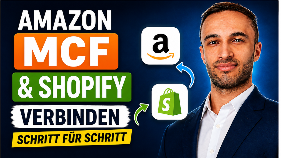 Schritt-für-Schritt-Anleitung zum Verbinden von Amazon MCF und Shopify.