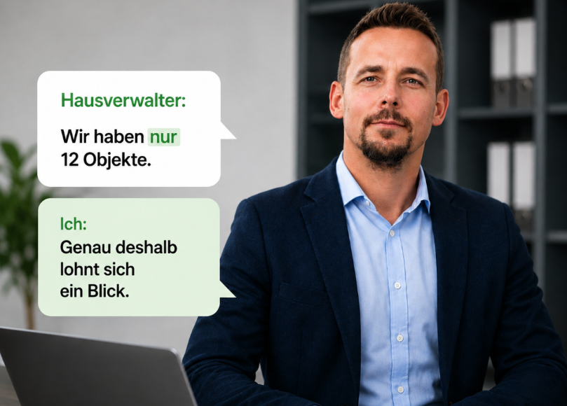 Hausverwalter spricht über 12 Objekte und die Vorteile eines Energiemaklers.