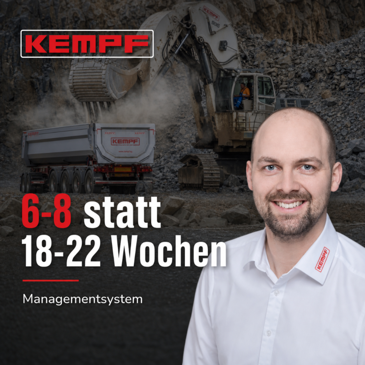Managementsystem in 6–8 statt 18–22 Wochen – 3 Wochen Doku gespart