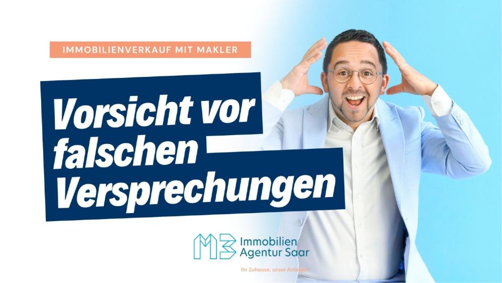 Mann warnt beim Immobilienverkauf vor falschen Versprechungen.
