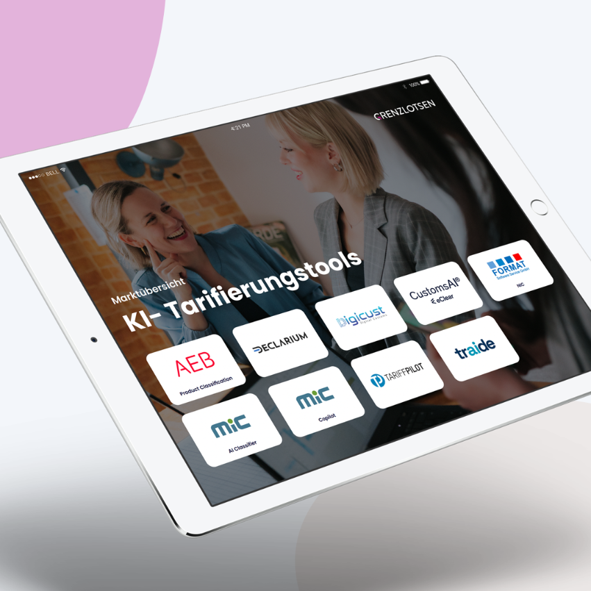 eBook zu KI-Tools in der Zolltarifierung und was sie Dir heute schon abnehmen können.