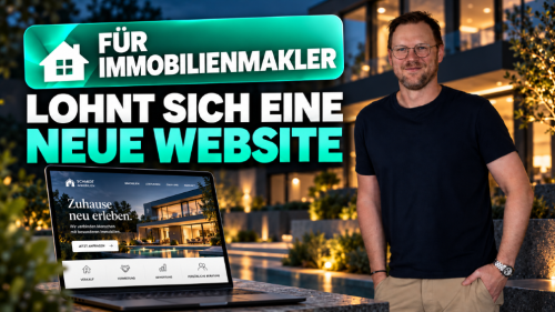 Warum eine eigene Website dich als Immobilienmakler sichtbar und unverwechselbar macht.