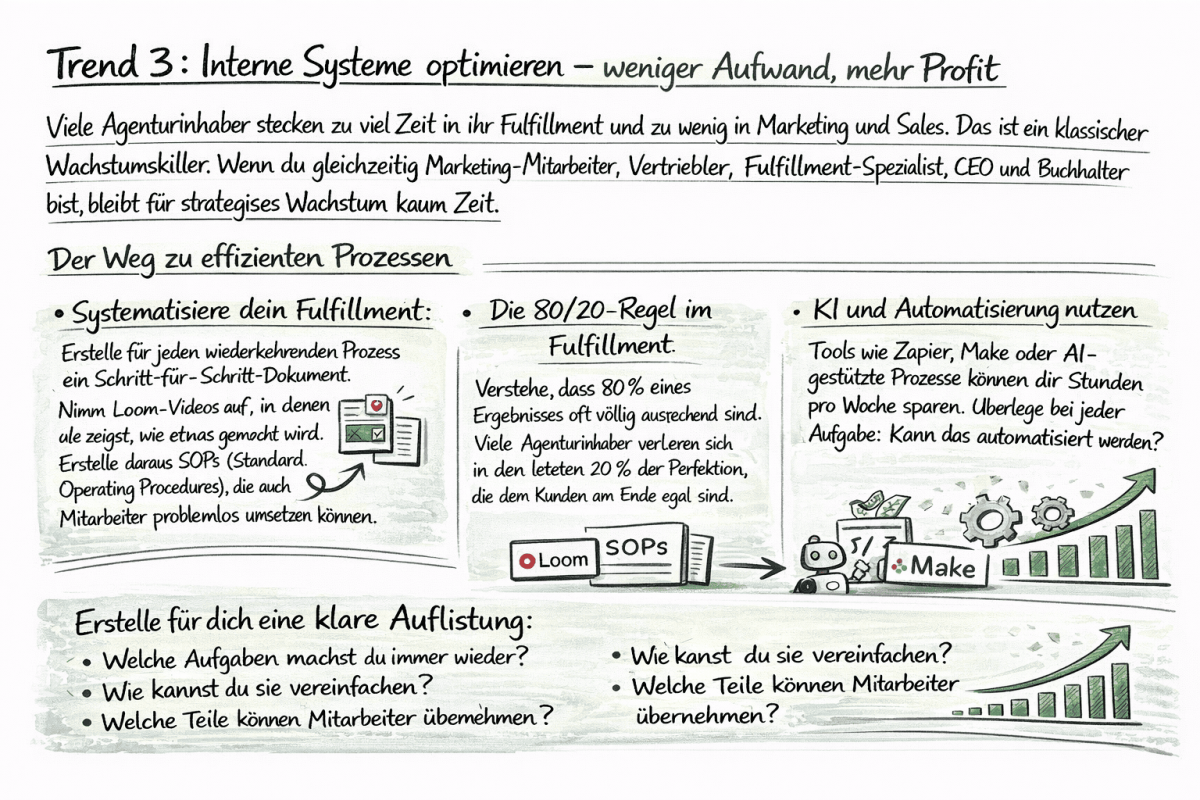 Interne Systeme in deiner Agentur