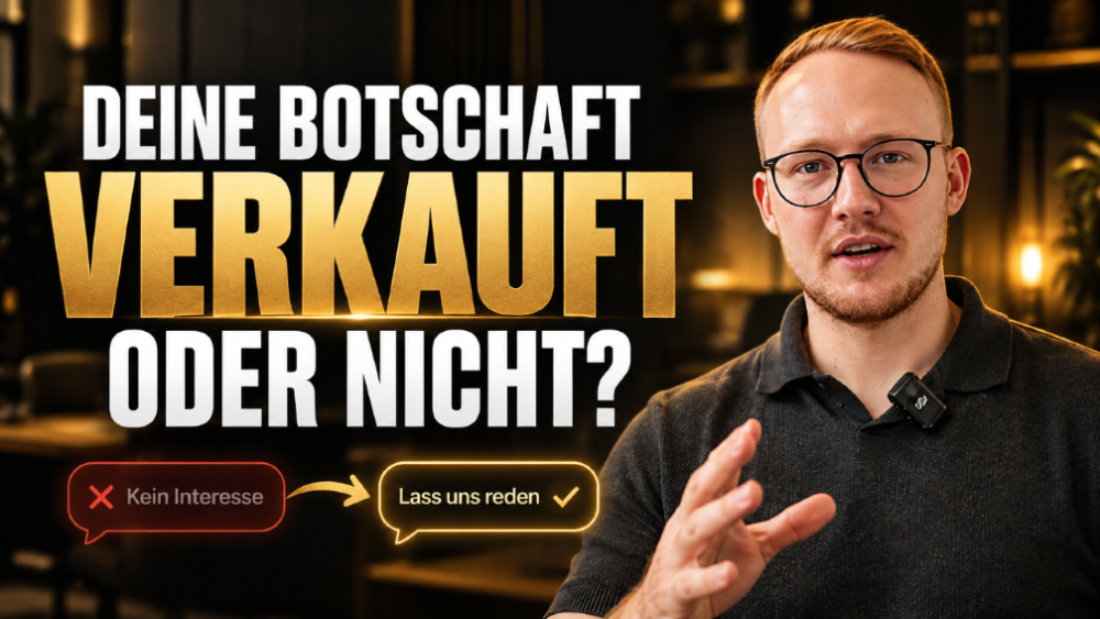 Botschaft an den Markt anpassen