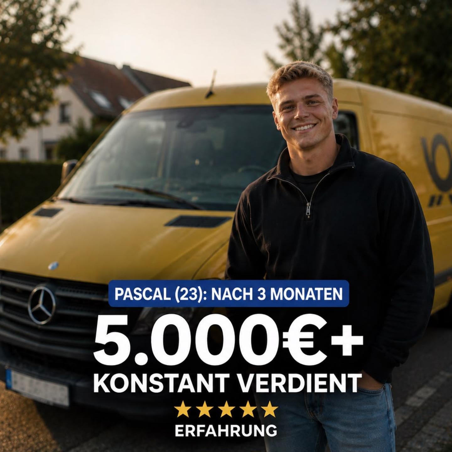 In 3 Monaten vom Postboten zum eigenen Business