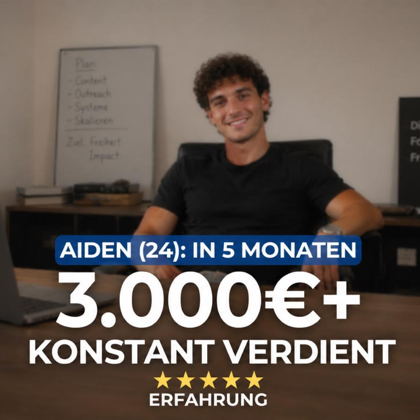 Vom Abi direkt in die Selbstständigkeit  Aiden erzählt über Silent Income