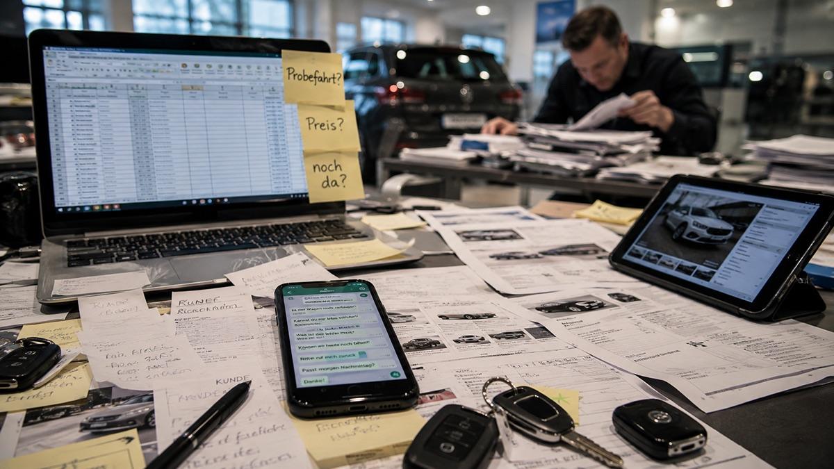 Wenn WhatsApp, Zettel und Excel gegeneinander arbeiten, gewinnt nur das Chaos.