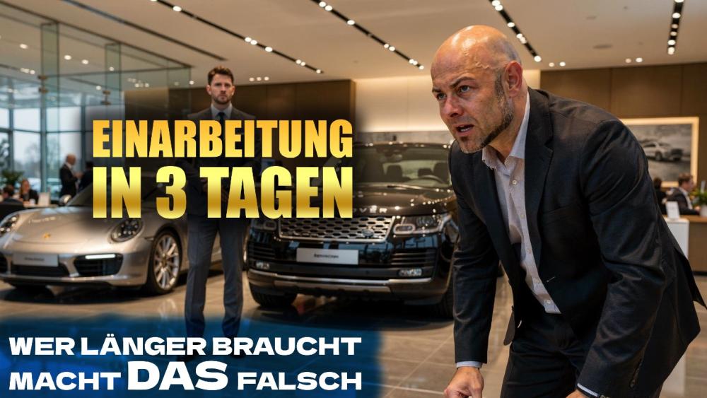 Schnelles Einarbeiten neuer Mitarbeiter im Autohaus für Sportwagen und Luxusfahrzeuge