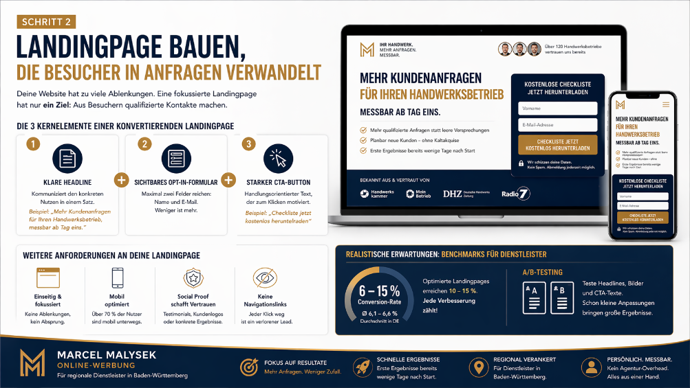 Landingpage bauen