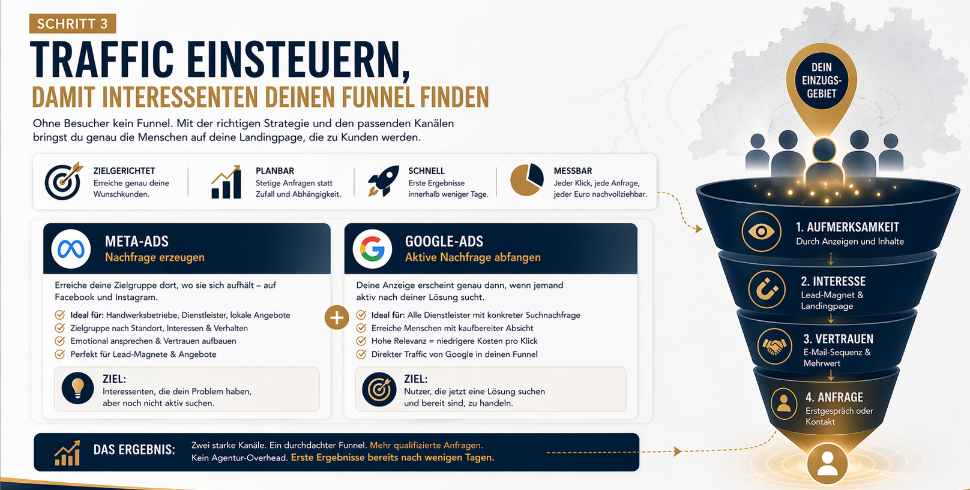 Traffic einsteuern