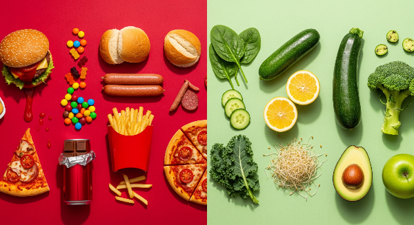 Fast Food vs. fresh food