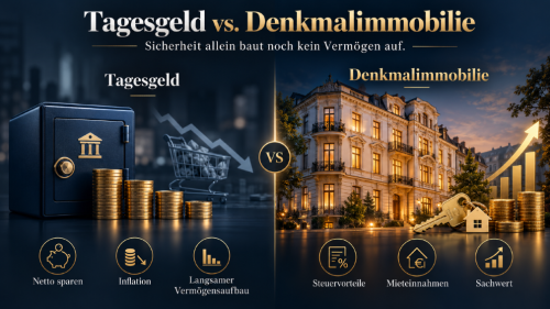 Nur weil Du sicher sparst, baust Du noch kein Vermögen auf.