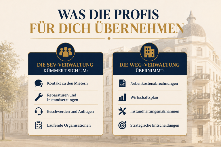 Achte bei der Wahl der Verwaltung auf Erfahrung und einen guten Ruf.
