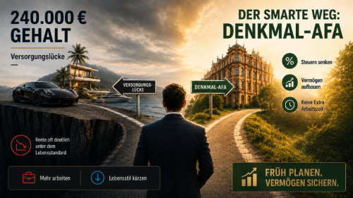 240.000 € Jahresgehalt heute garantieren keine finanzielle Sicherheit im Alter.