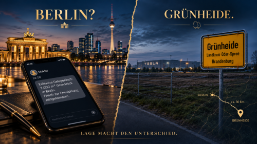 Großstadt im Exposé, Randlage in der Realität
