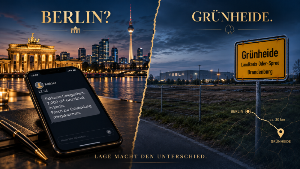 Finde heraus, warum die Lage bei Denkmalimmobilien, wie in Grünheide, entscheidend ist.