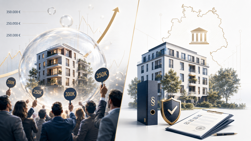 Strenge Kreditprüfungen schützen Deutschland vor einer echten Immobilienblase.