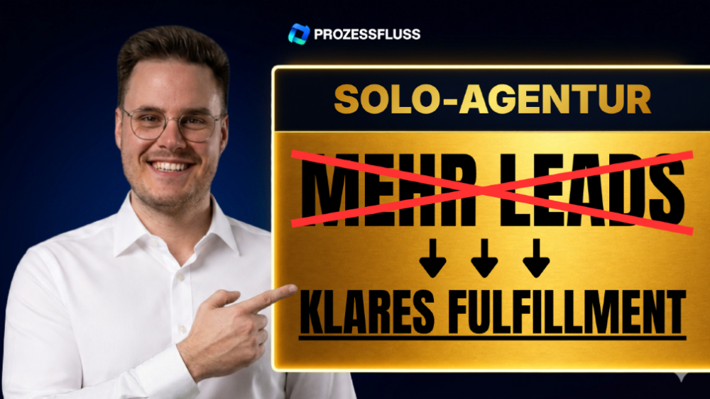 Mehr Leads helfen nicht, ohne ein klares System zu haben im Fulfillment