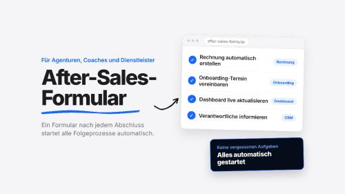 After-Sales-Formular: Warum dieser Schritt so wichtig ist