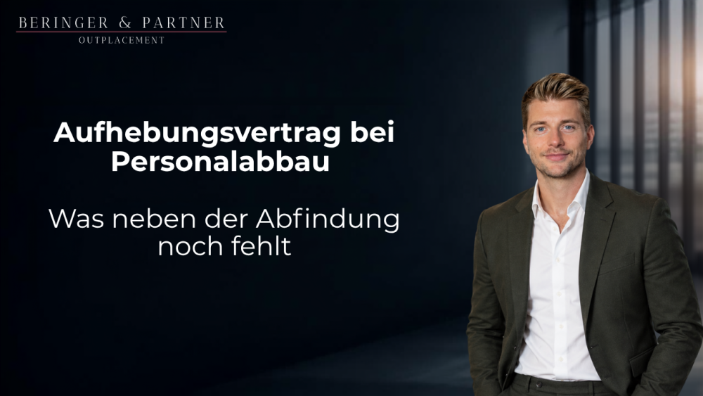 Visualisierung des Aufhebungsvertrags bei Personalabbau und deren Auswirkungen auf die Abfindung.