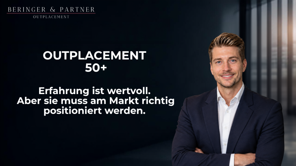 Mann bei Beringer & Partner mit dem Fokus auf Outplacement 50+.