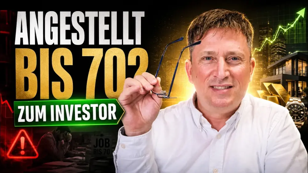 Ein Mann erklärt, wie man vom Angestellten zum Investor wird.