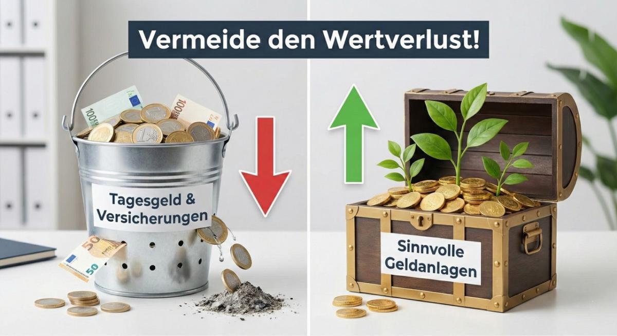 Nutze sinnvolle Geldanlagen wie Aktien und ETF