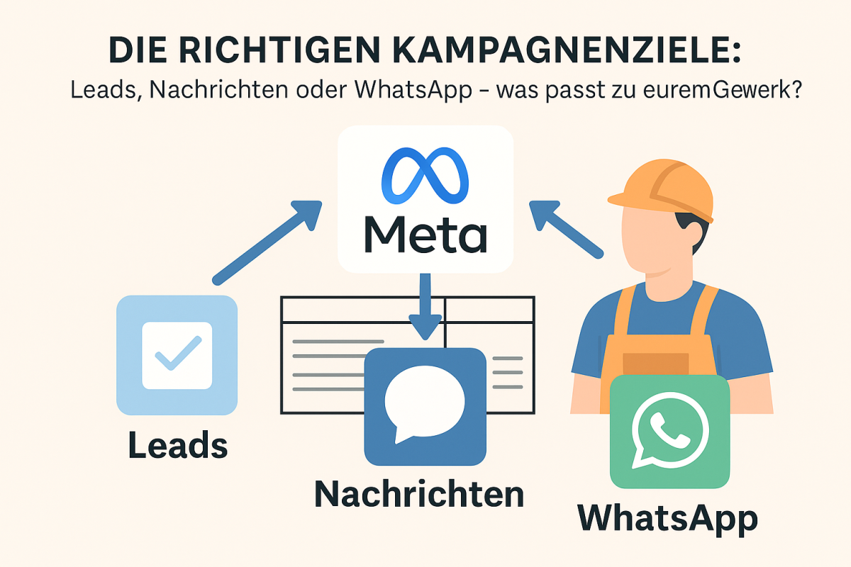 Die richtigen Kampagnenziele für Handwerker