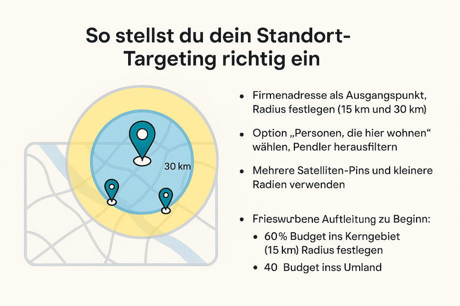 So stellst du dein Standort-Targeting richtig einBudgetverteilungskonzepts