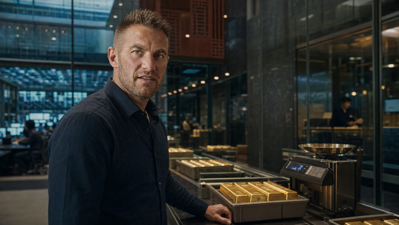 Experte zeigt den Goldpreis und erklärt den Wert von 38.000 Dollar.